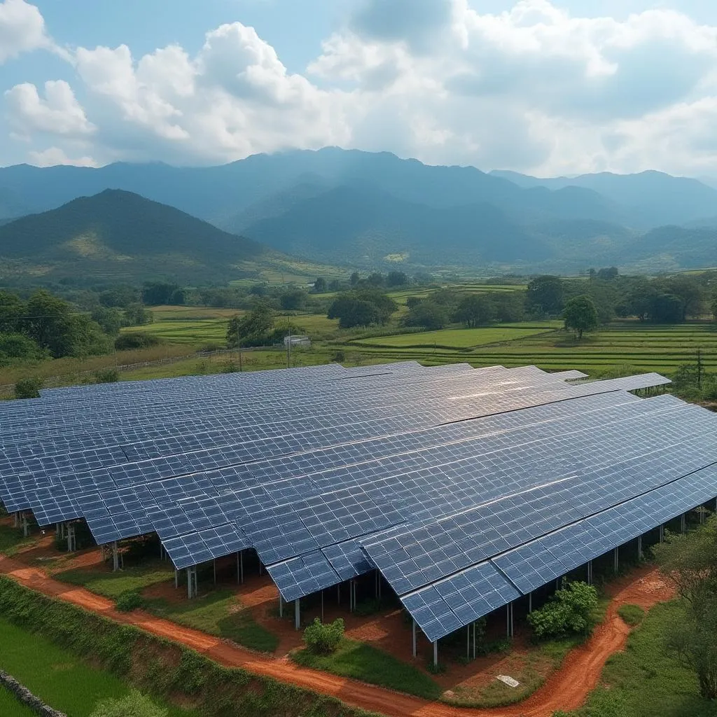 Proyecto de energía renovable en Colombia