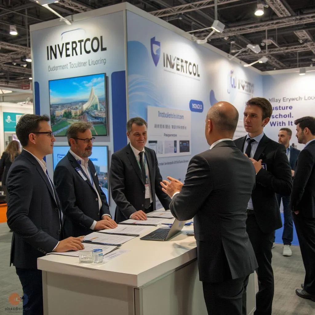 Equipo de InvertCol en evento internacional
